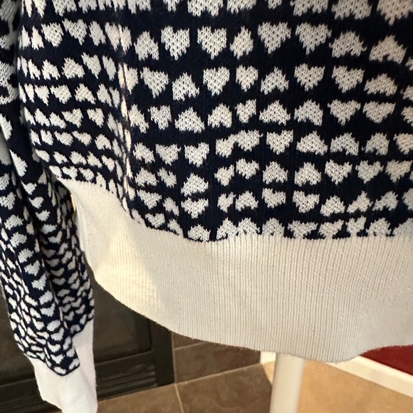 LOFT Black and White Patterned Sweater - Picture 5 of 12